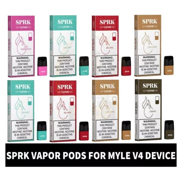 Myle V4 Compatible Pod SPRK VAPOR use for Myle V4 Device