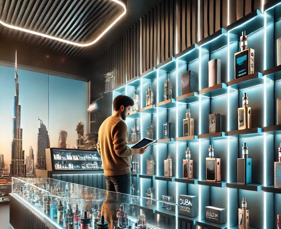 e-cigarettes with a stylish interior and the Dubai